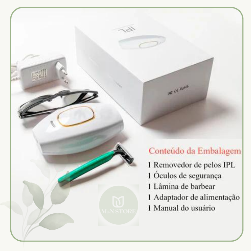Depilador a Laser Profissional - Depilação Definitiva - A Revolução na palma da sua mão! OFERTA POR TEMPO LIMITADO.