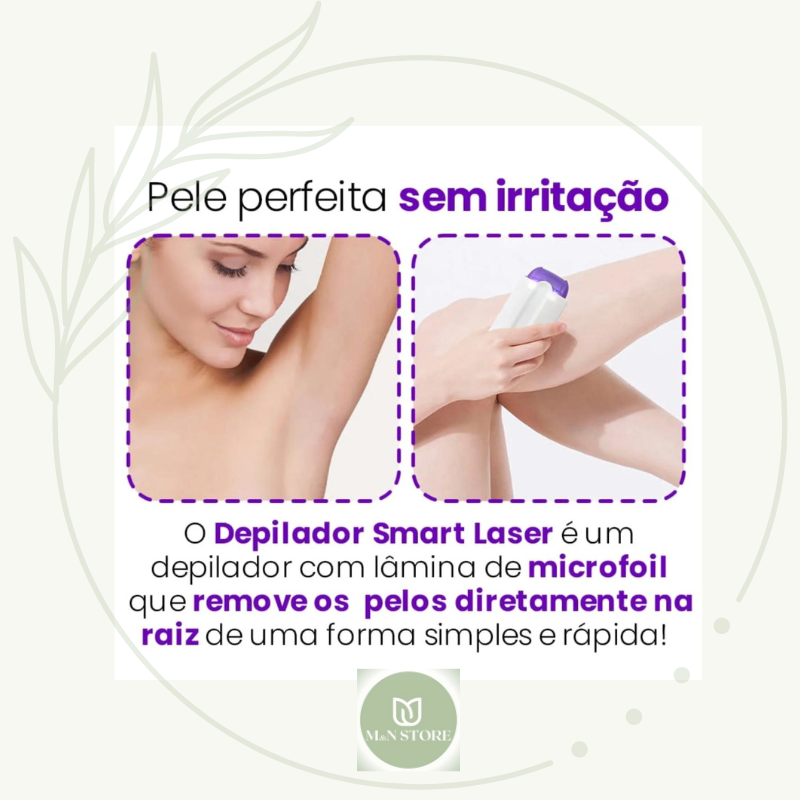 DepilMax Pro ® Depilador Elétrico Profissional para Remoção de Pelos a Laser Indolor - Recarregável via USB - MEGA OFERTA
