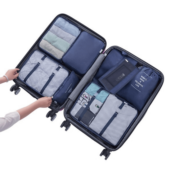 KIT 5 Bolsas Organizadoras á Prova D'água Para Viagem + 3 de Brinde - Últimas unidades
